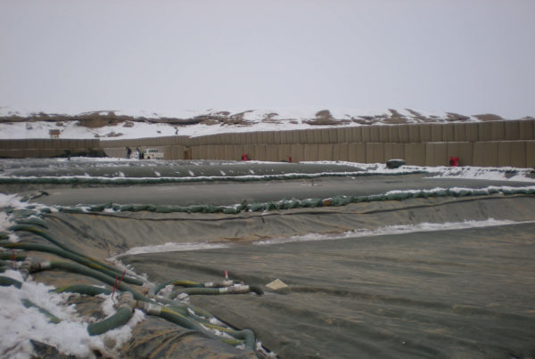 Réservoirs souples pour stockage hydrocarbure en zone froide